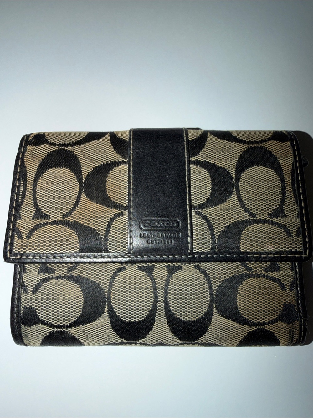 Y2k Coach signature wallet